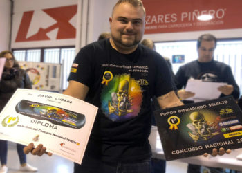 Noticias David Cubero el primer campeon del Concurso Nacional de Pintores Distinguidos en Automocion 350x250 - Noticias